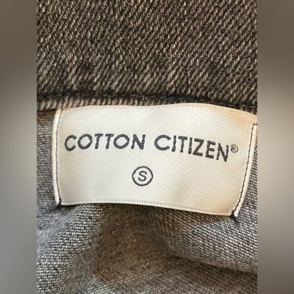 NWOT Cotton Citizen Denim Trucker Jacket Washed Grey - Picture 5 of 5